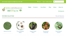 Tablet Screenshot of growitnaturally.com